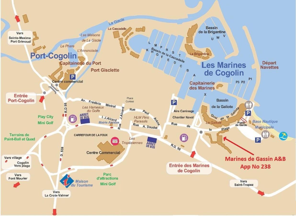 Appartement L'AZURE, Marines de GASSIN Extérieur photo
